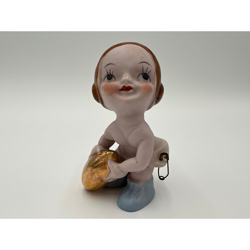 Freeman McFarlin Originals Baby with Football and Helmet Vintage 1950s